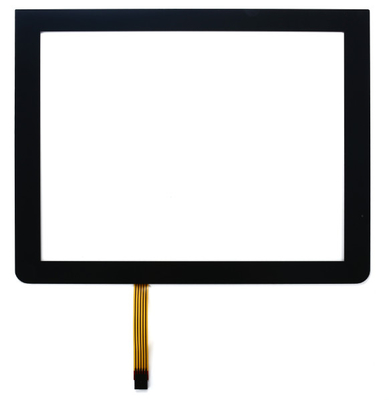 Black Frame ITO Film Resistive Industrial Touch Panel TP with USB Port and Controller
