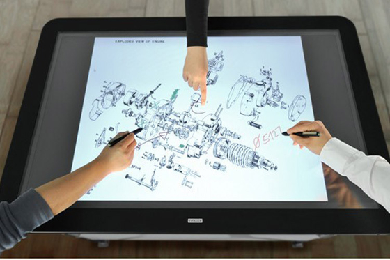 40 اینچ چند لمسی IR با کابل USB، 100MA خالص شیشه مادون قرمز پنل لمسی،