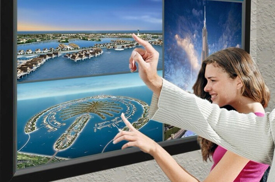 82 inch Sealable Against Infrared Touch Panel Waterproof Outdoor Touch table