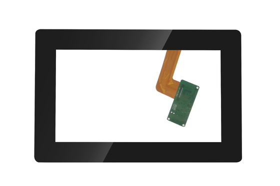 7 Inch PET Projected Capacitive Touch Panel With Black / White Frame Resolution